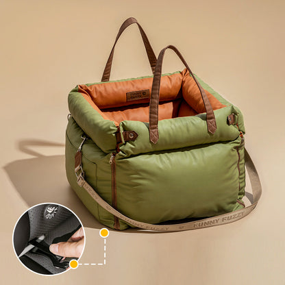 LATCH-Compatible Dog Car Seat with ISOFIX Anchors