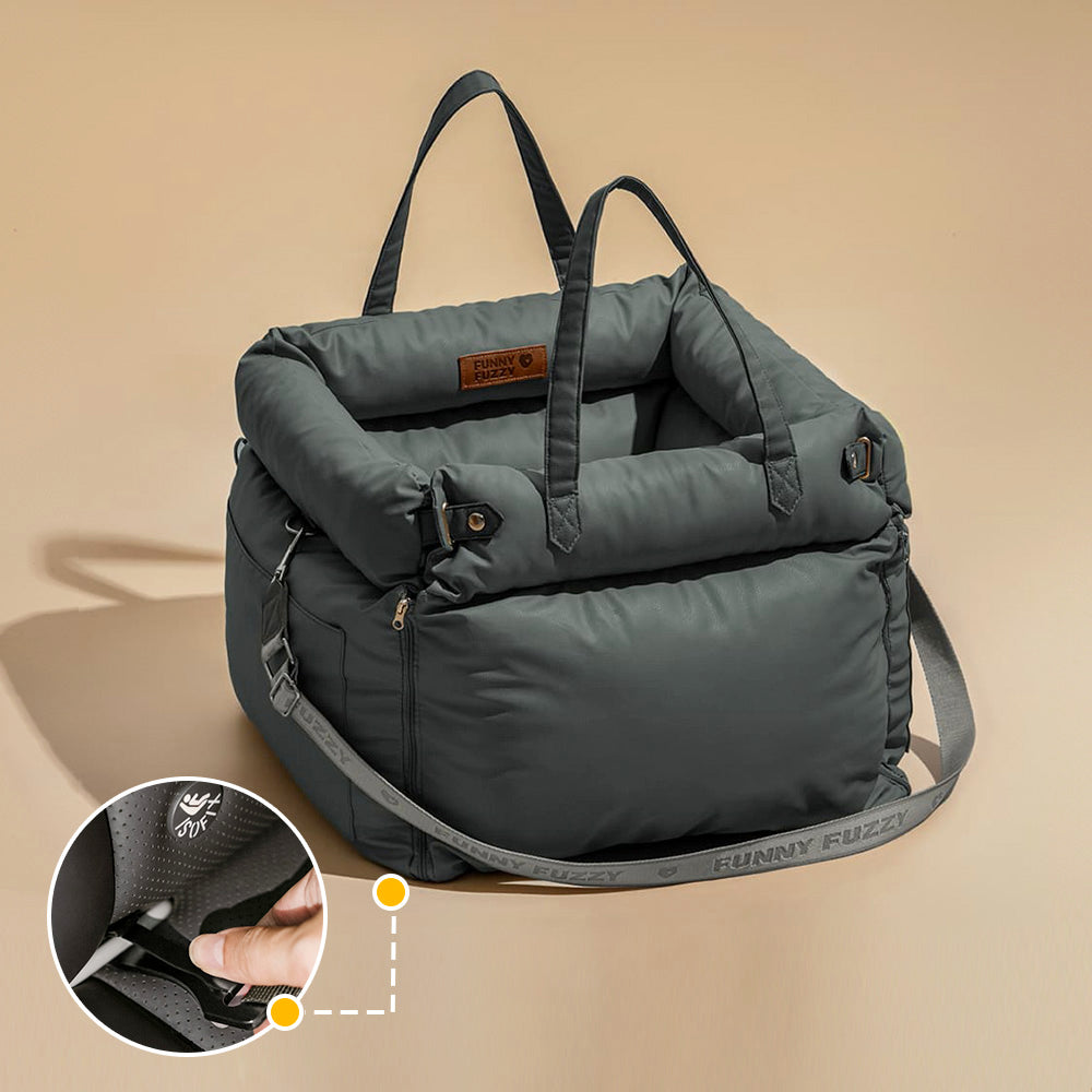 LATCH-Compatible Dog Car Seat with ISOFIX Anchors