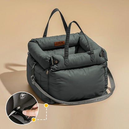 LATCH-Compatible Dog Car Seat with ISOFIX Anchors
