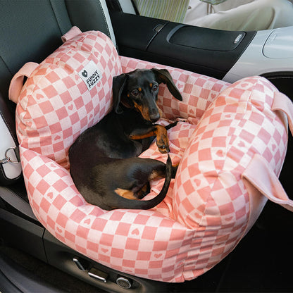 ISOFIX Dog Car Seat Bed with LATCH Anchor System