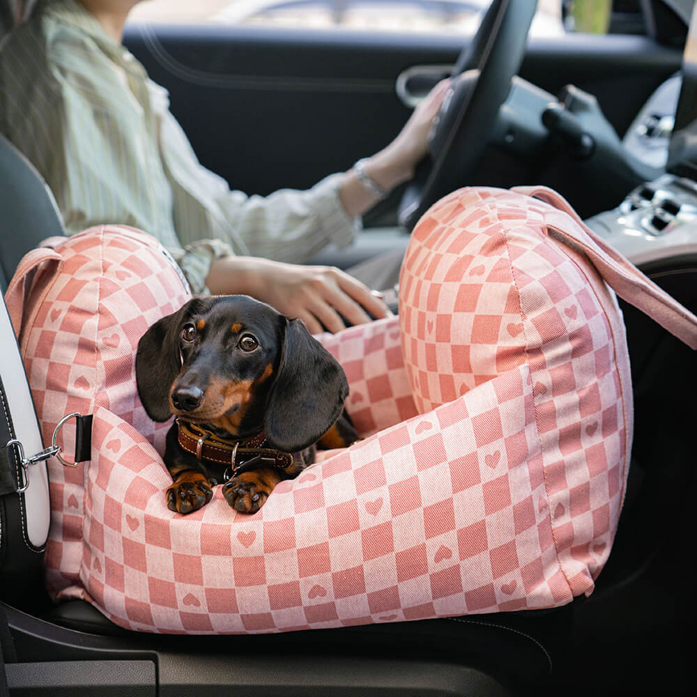ISOFIX Dog Car Seat Bed with LATCH Anchor System