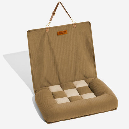 Large Bolster Dog Car Seat Bed for Road Trips