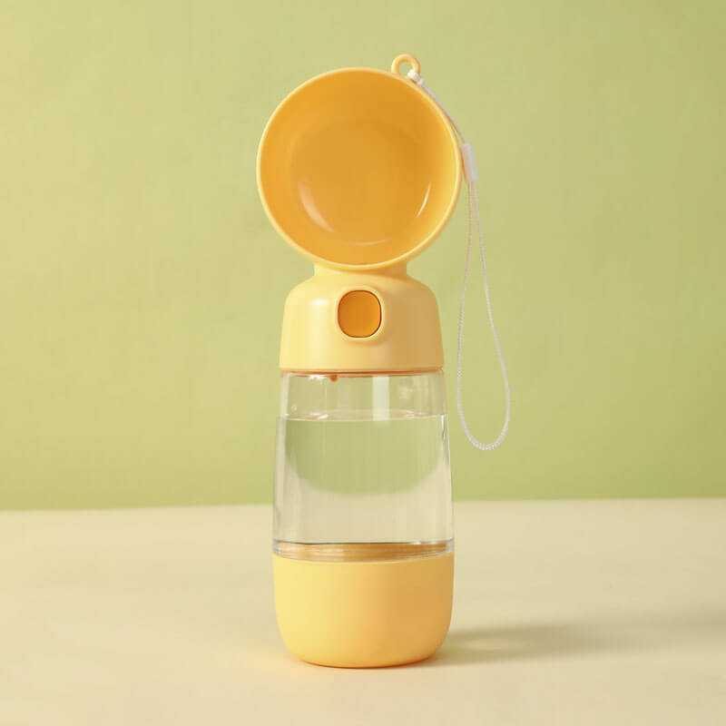 2-in-1 Portable Dog Water Bottle with Food Cup