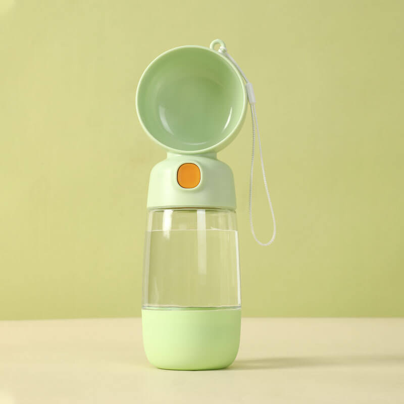2-in-1 Portable Dog Water Bottle with Food Cup
