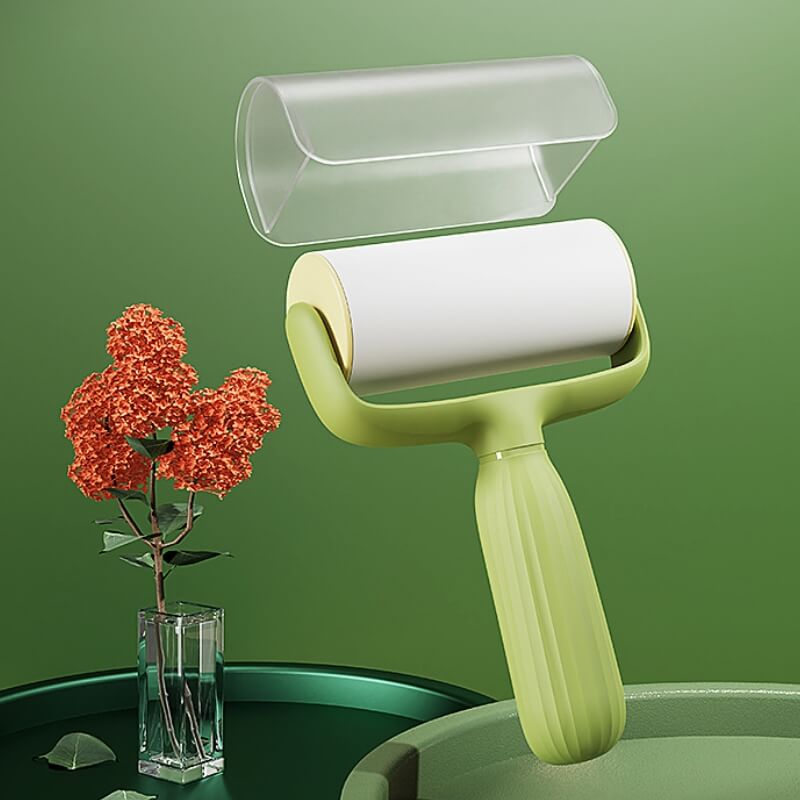 Handheld Pet Hair Lint Roller with Refills Pink