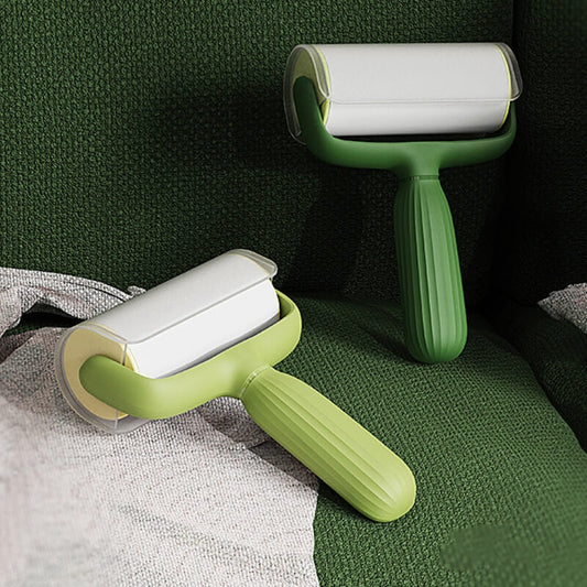 Handheld Pet Hair Lint Roller with Refills White