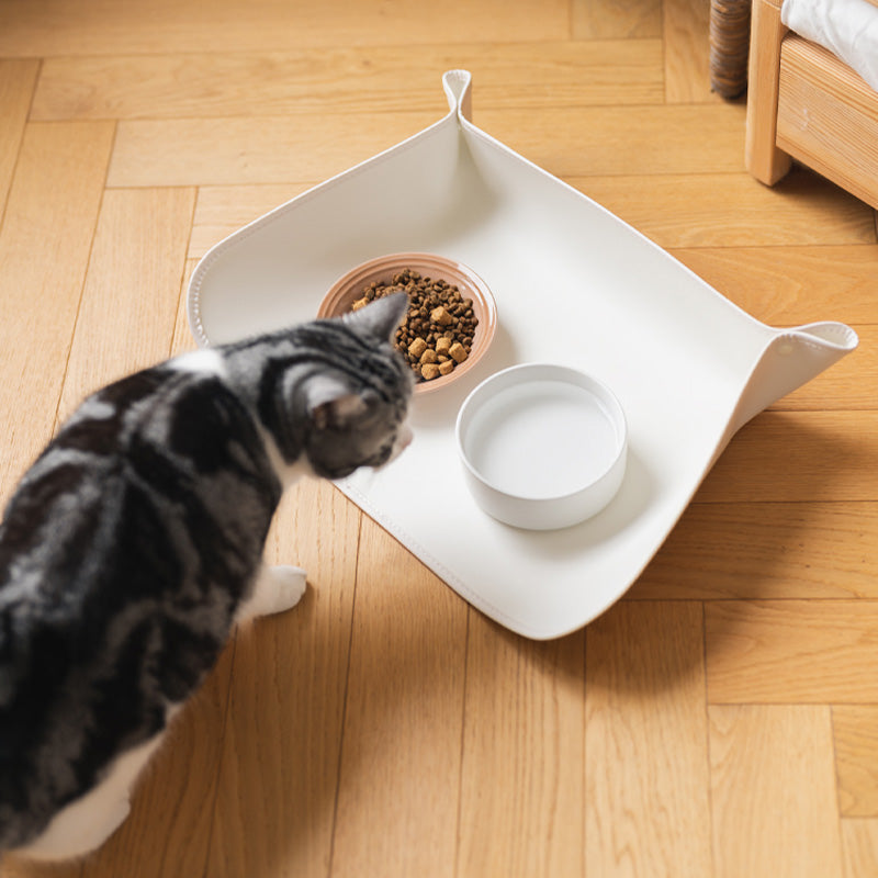 Waterproof Spill-Proof Pet Bowl Mat S