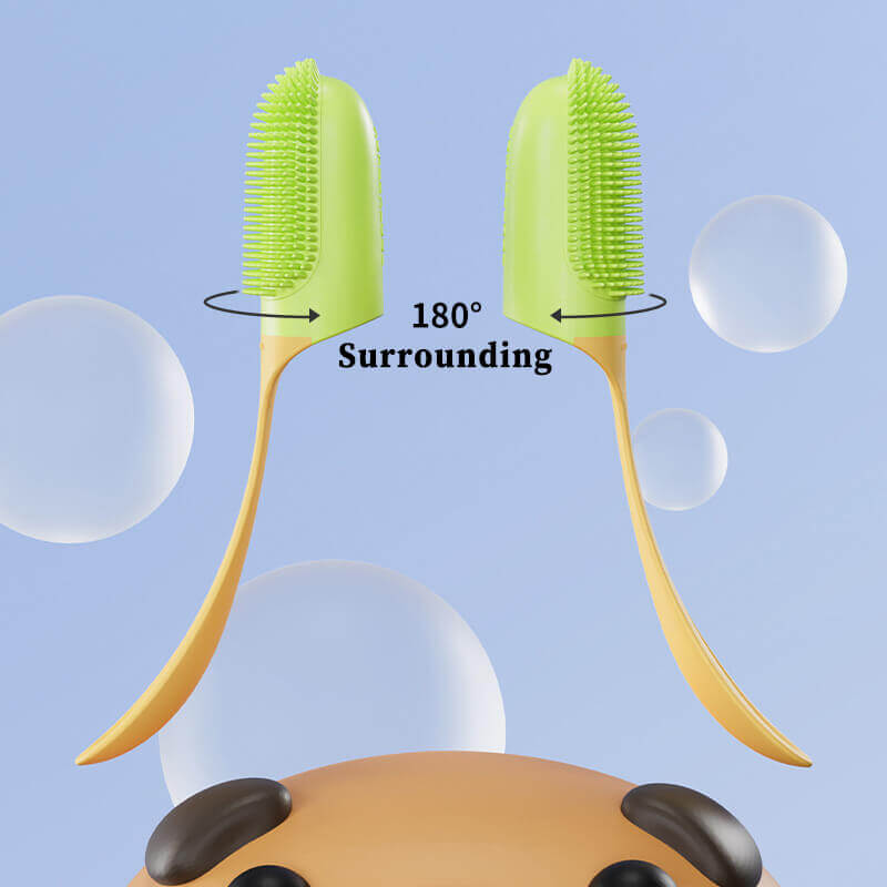 Pet Finger Toothbrush for Teeth Cleaning