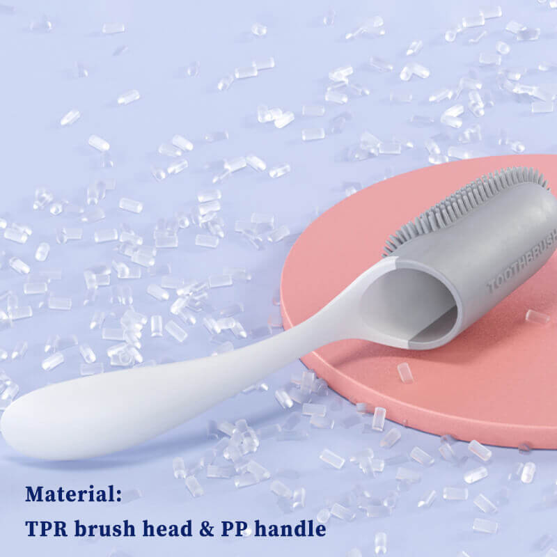 Pet Finger Toothbrush for Teeth Cleaning White