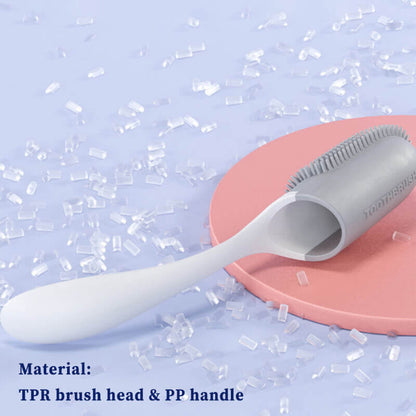 Pet Finger Toothbrush for Teeth Cleaning White