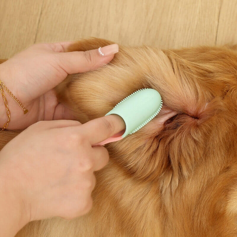Pet Finger Toothbrush for Teeth Cleaning