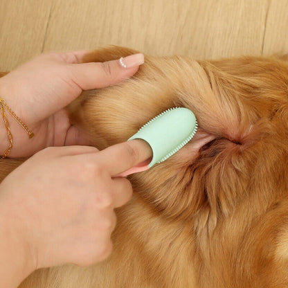 Pet Finger Toothbrush for Teeth Cleaning