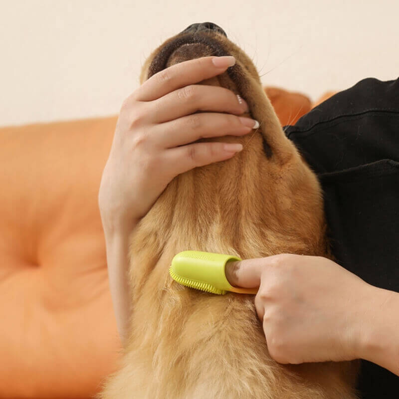 Pet Finger Toothbrush for Teeth Cleaning
