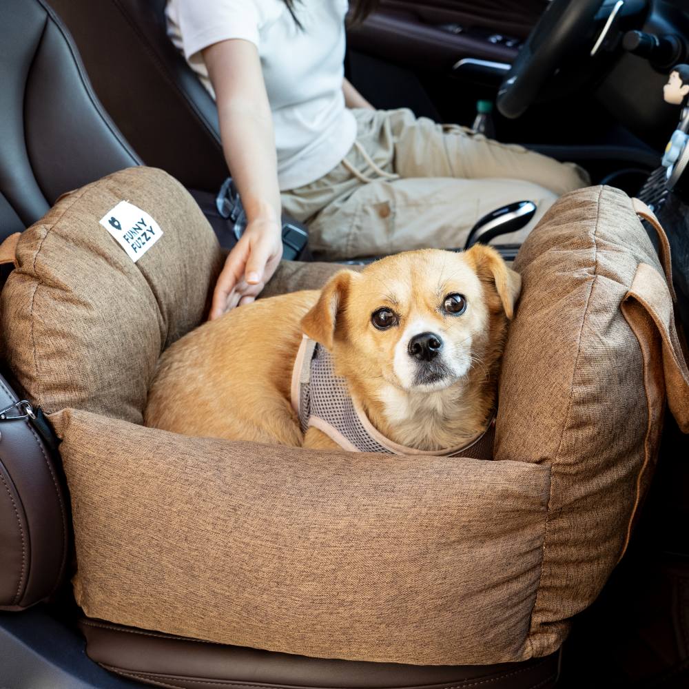ISOFIX Dog Car Seat Bed with LATCH Anchor System