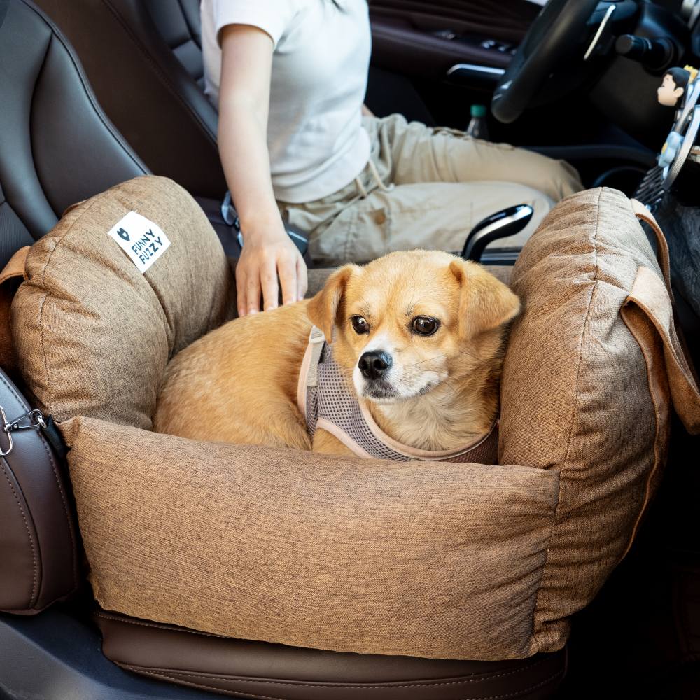 ISOFIX Dog Car Seat Bed with LATCH Anchor System