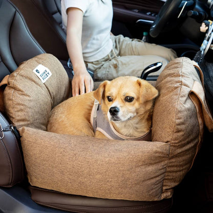 ISOFIX Dog Car Seat Bed with LATCH Anchor System