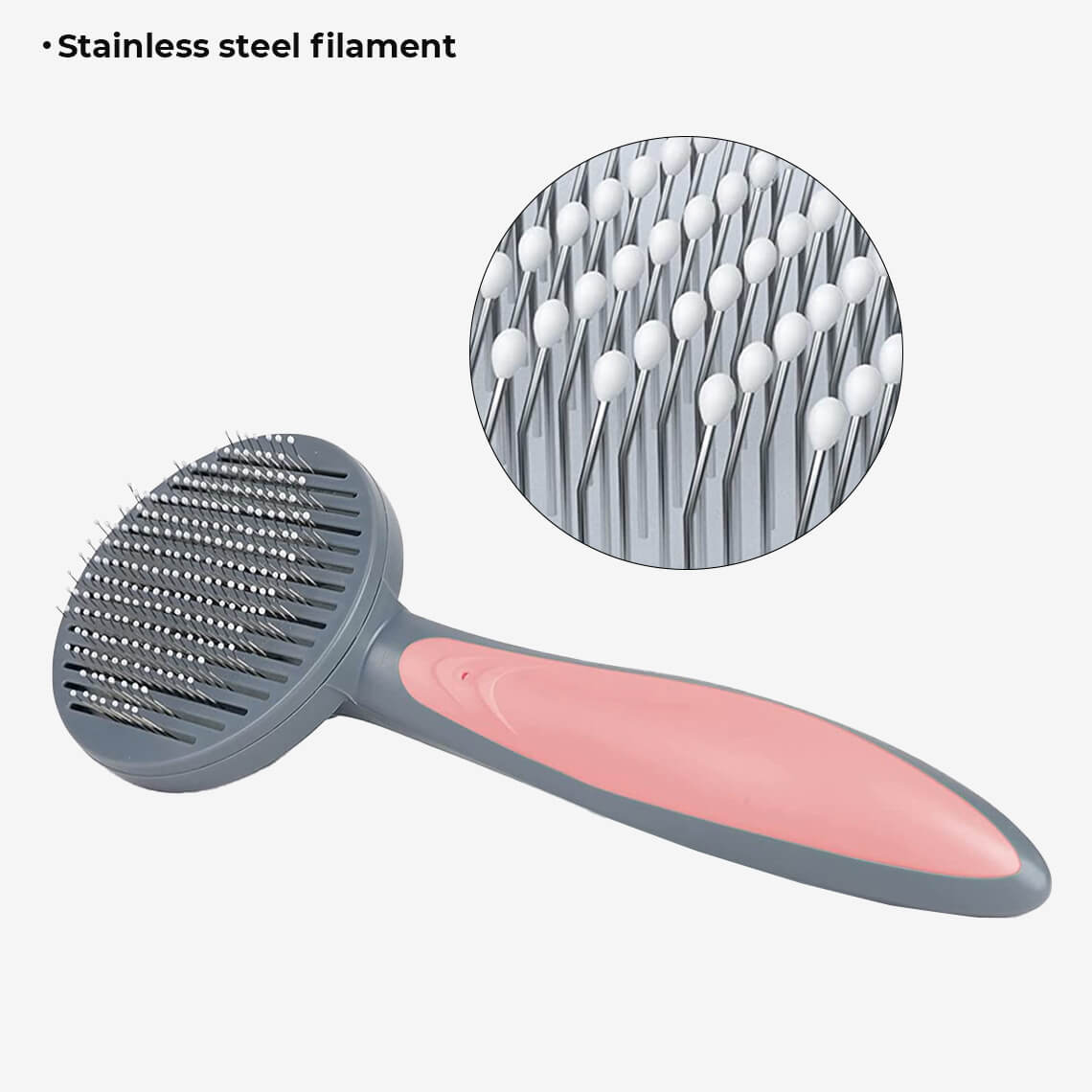 Easy-Clean Pet Comb and Brush